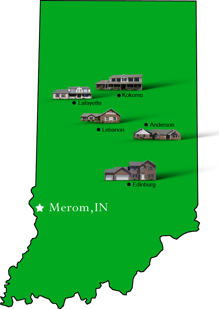 Merom_map Hallmark Homes Indiana's Leading "On Your Lot" Custom