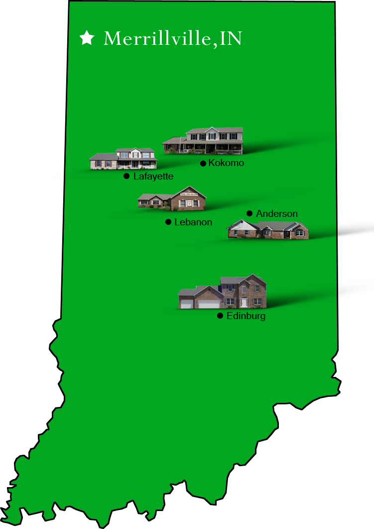 Map Of Merrillville Indiana Merrillville_map Hallmark Homes Indiana's Leading "On Your Lot