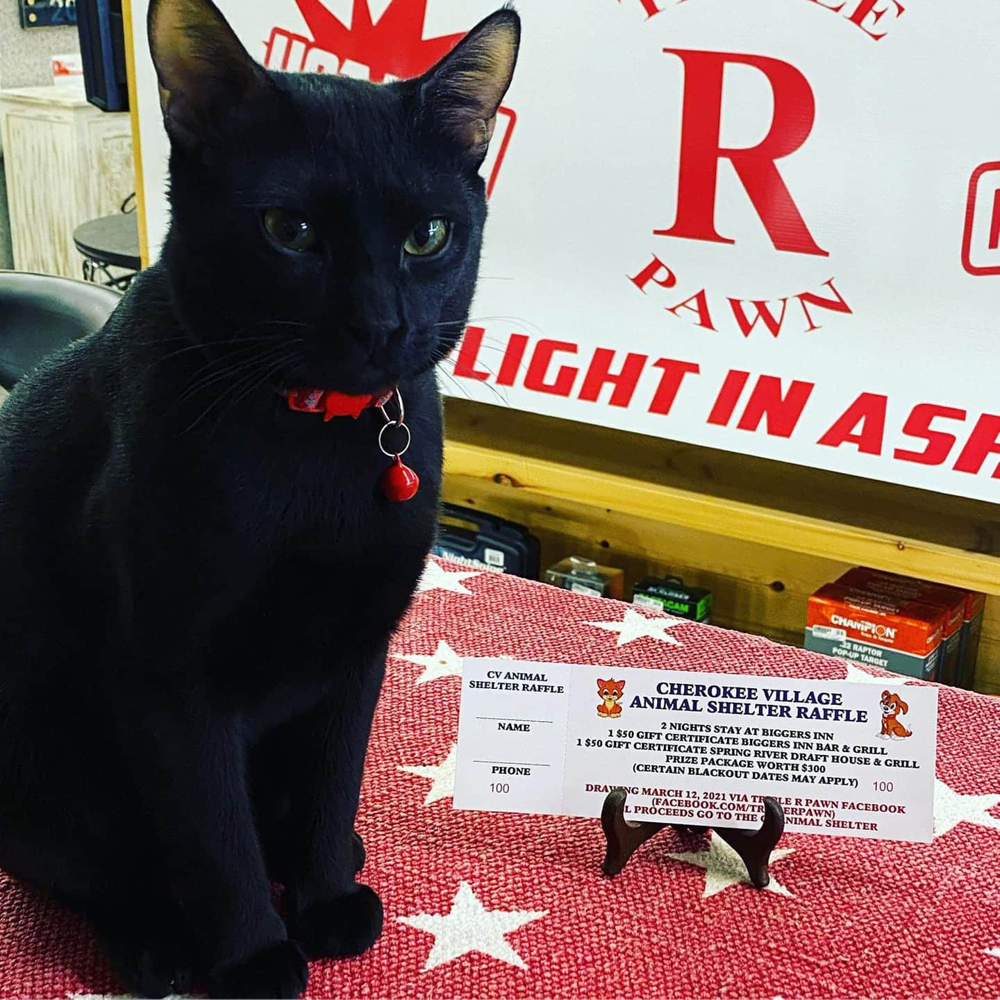 Tickets benefit Cherokee Village Animal Shelter Hallmark Times