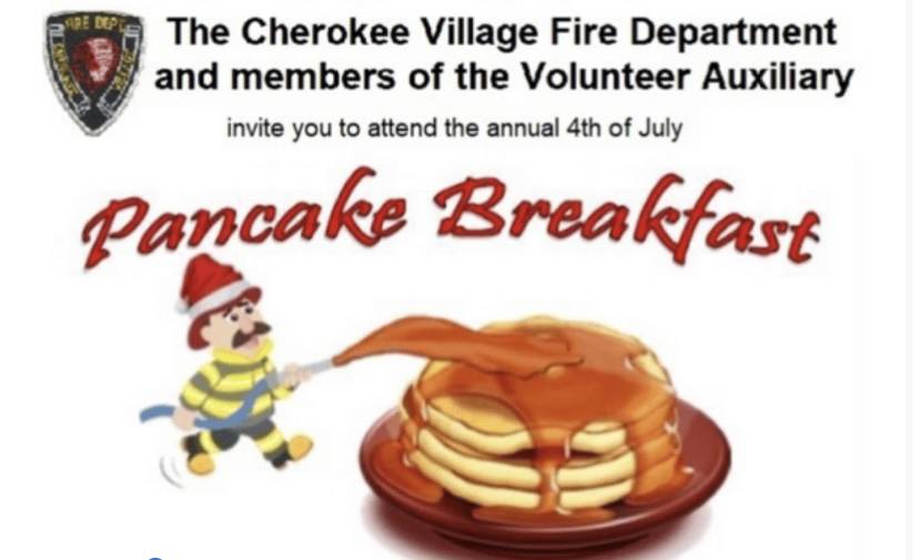 Cherokee Village Fire Department to hold pancake breakfast Hallmark Times