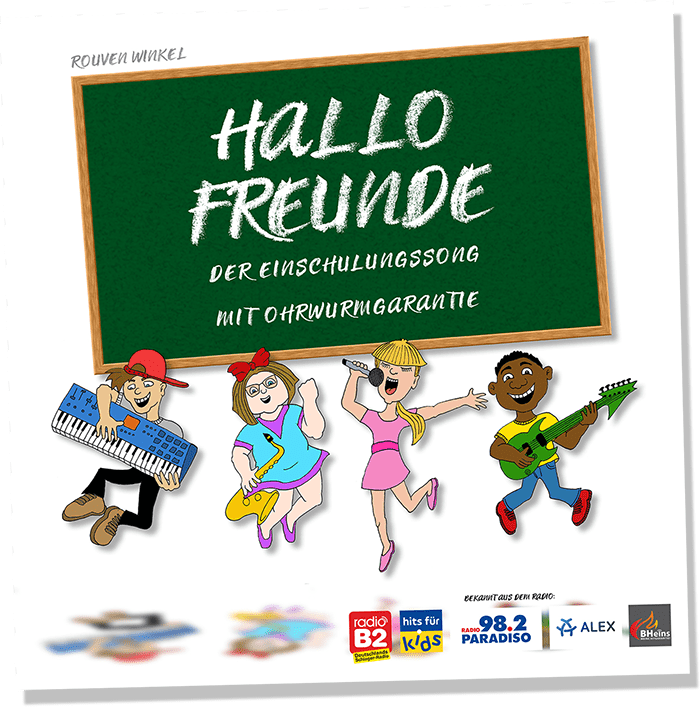 Hallo Freunde der Einschulungssong mit Ohrwurmcharakter