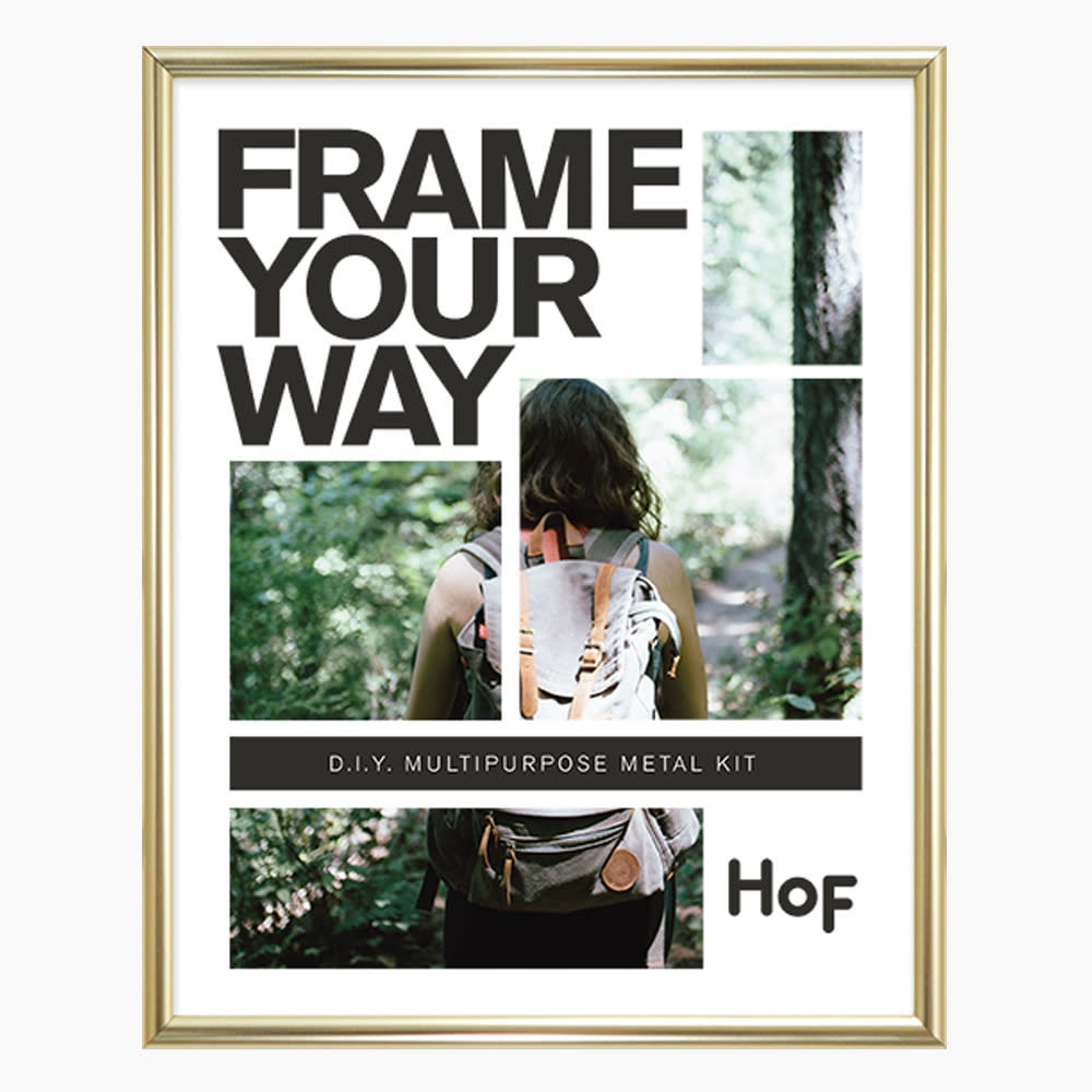 Metal Frame Gold, 8.5x11 Available in 8x10 8.5x11 11x14 16x20