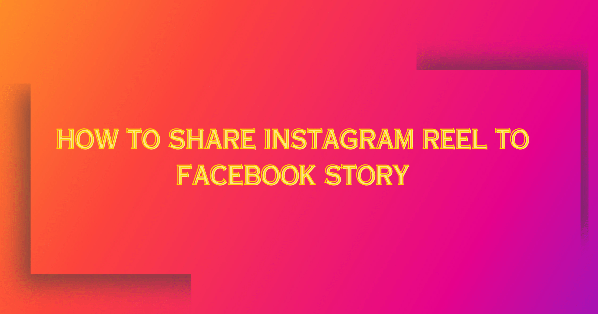 how to share an Instagram Reel to a Facebook story HalloJS