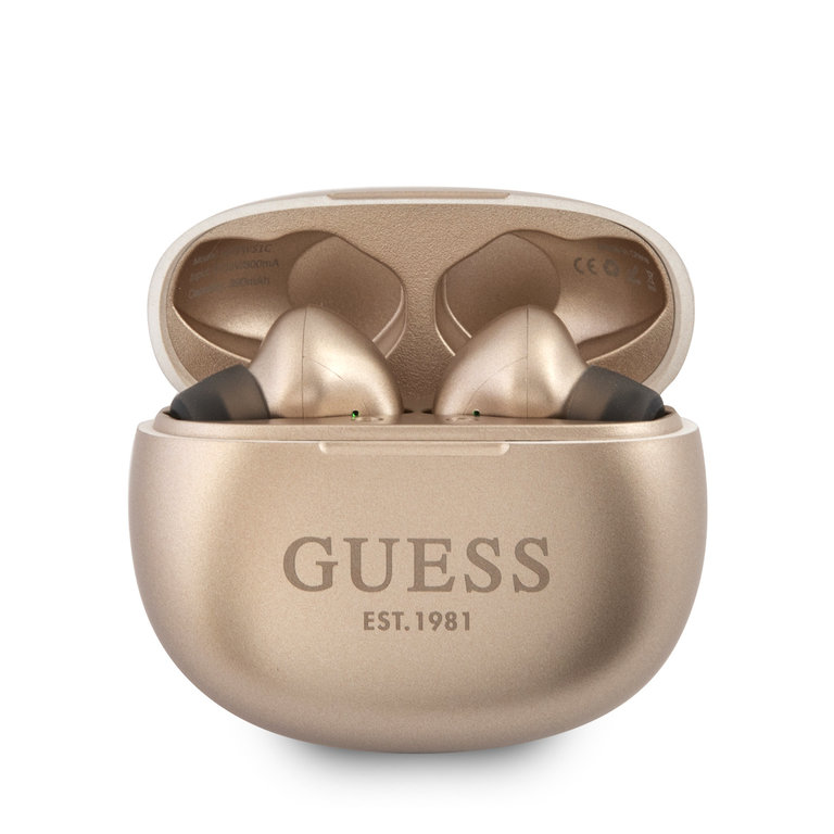 Guess True Wireless 5.0 Earbuds – Black – 4H Music time TWS Bluetooth