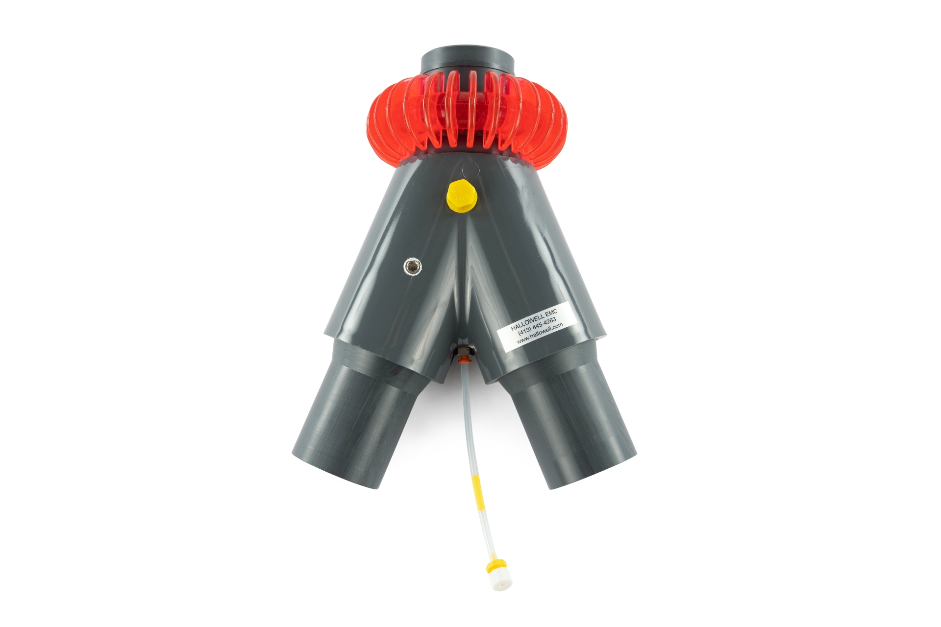 Wye, 2" Equine With Gas Sampling Port And Bronchodilator Injection Port