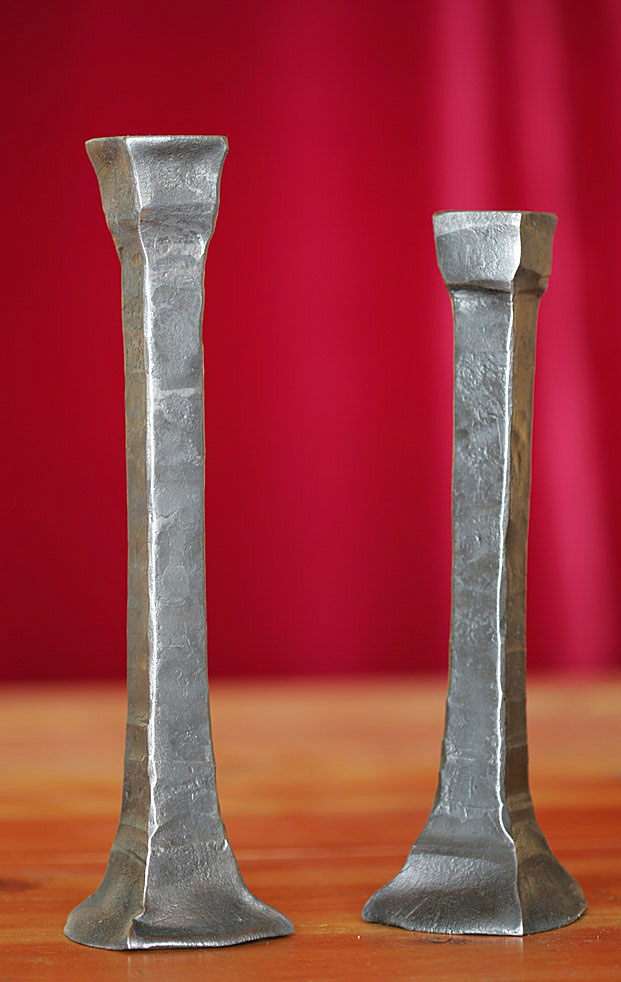 Iron candlesticks