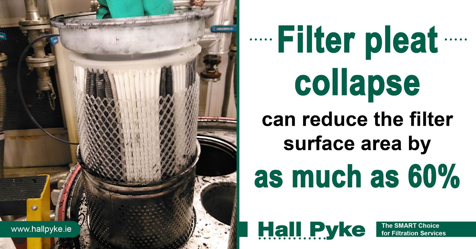 Filter pleat collapse Hall Pyke How to detect filter pleat collapse