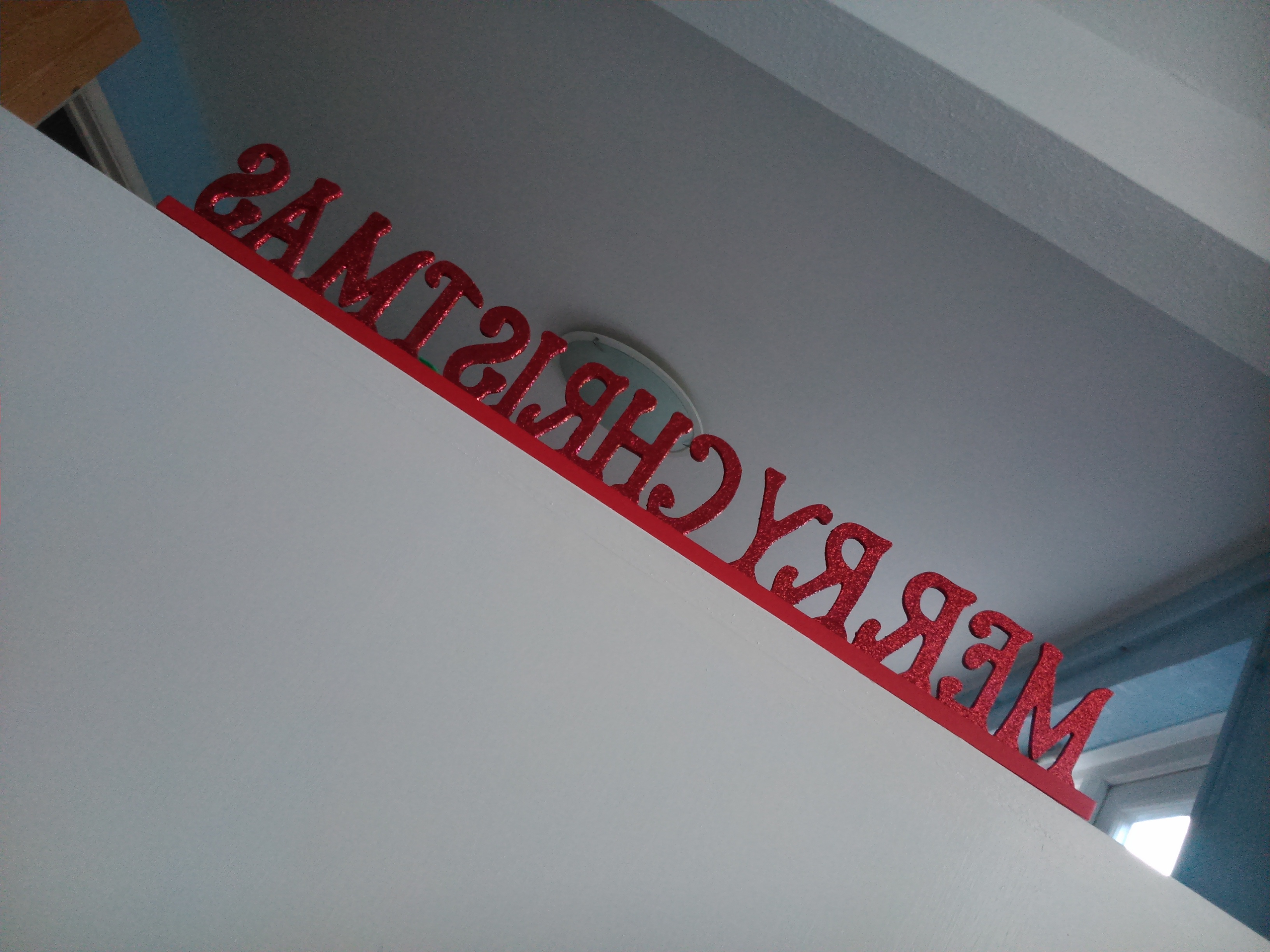 Merry Christmas Backwards samtsirhcyrrem Photographic Memories