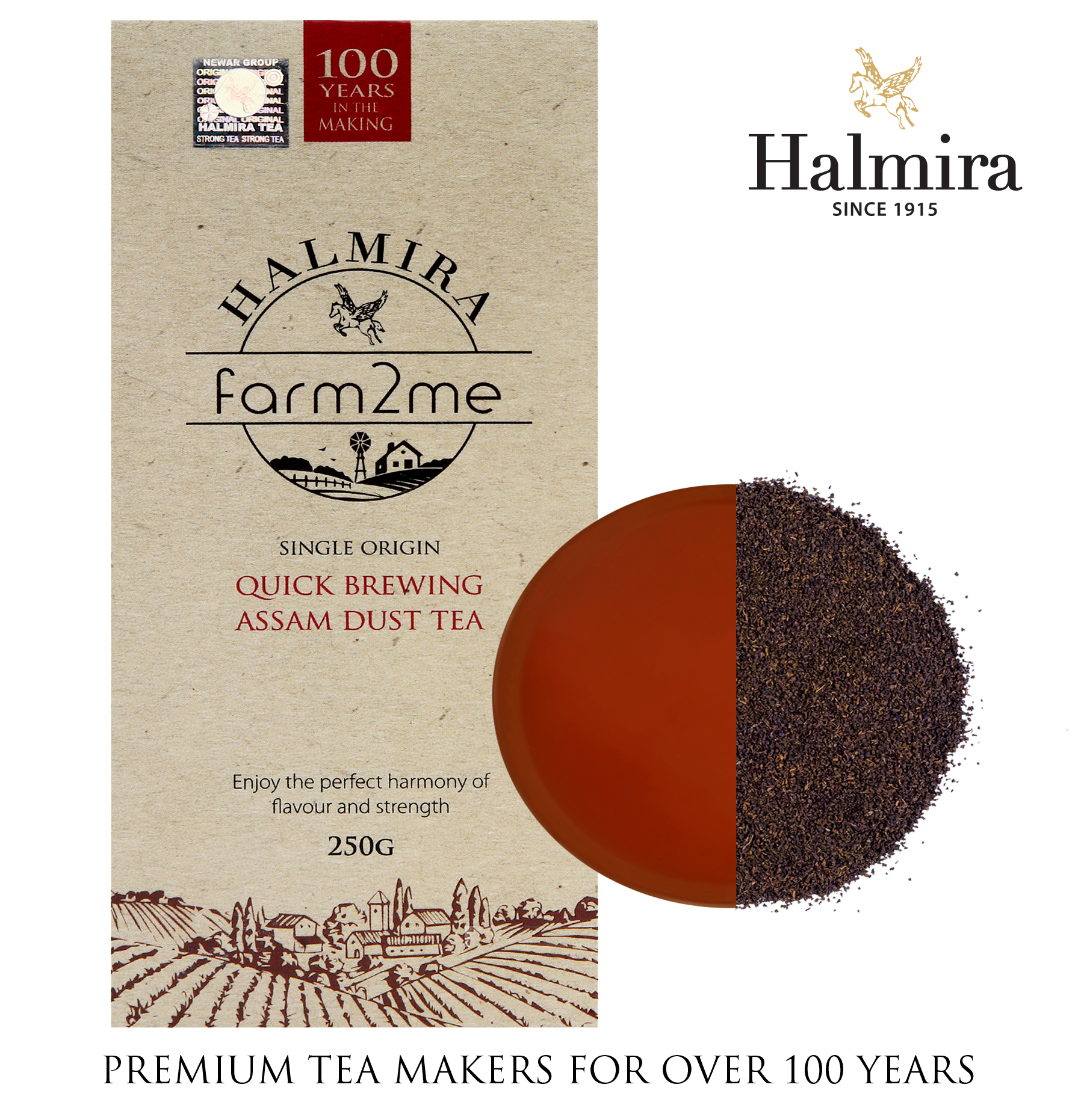 QUICK BREW ASSAM DUST TEA Halmira Quick Brew Assam Dust Tea Prepared