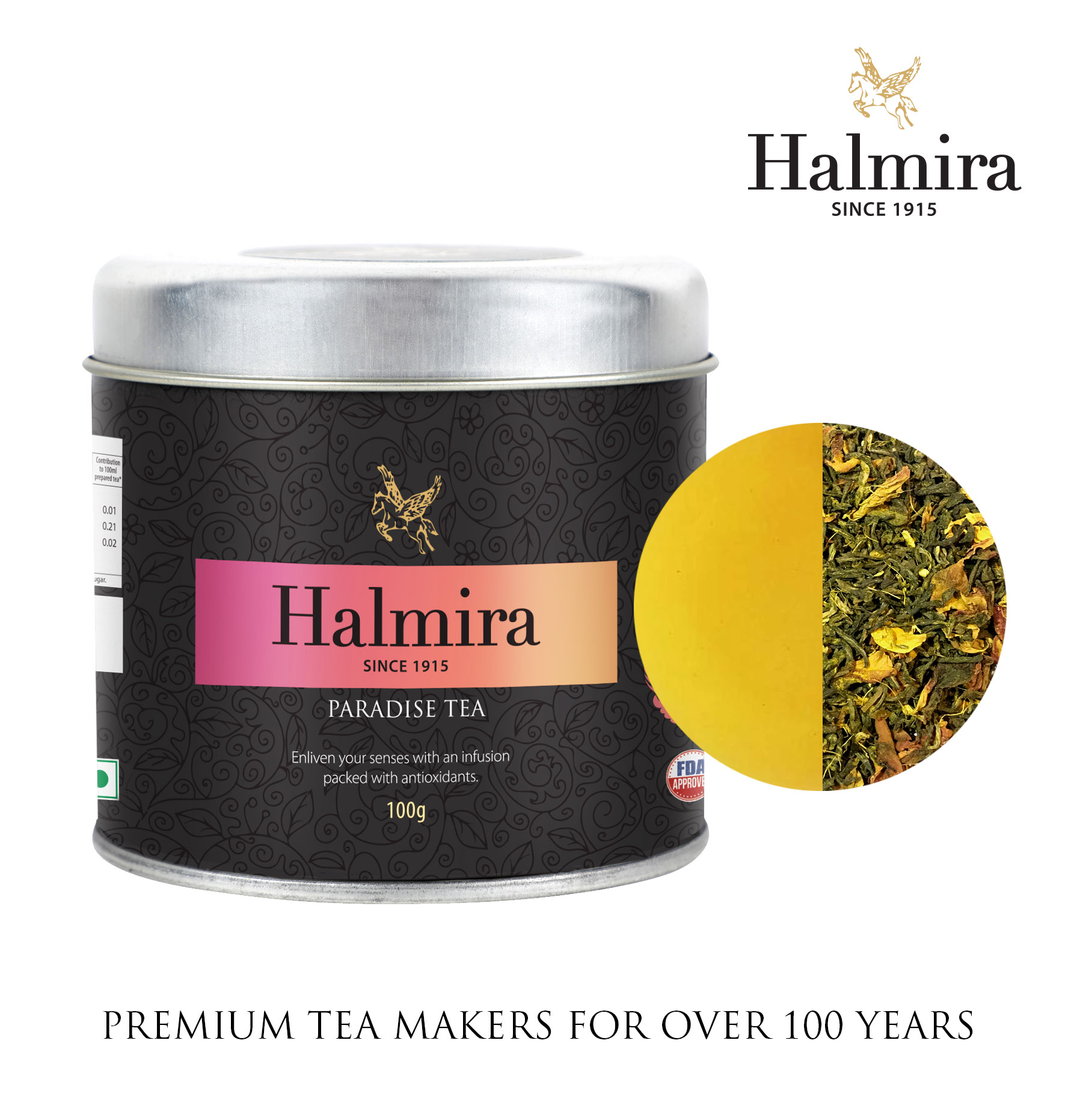 PARADISE TEA Halmira Feel The Freshness Of Green Tea, The Zest Of