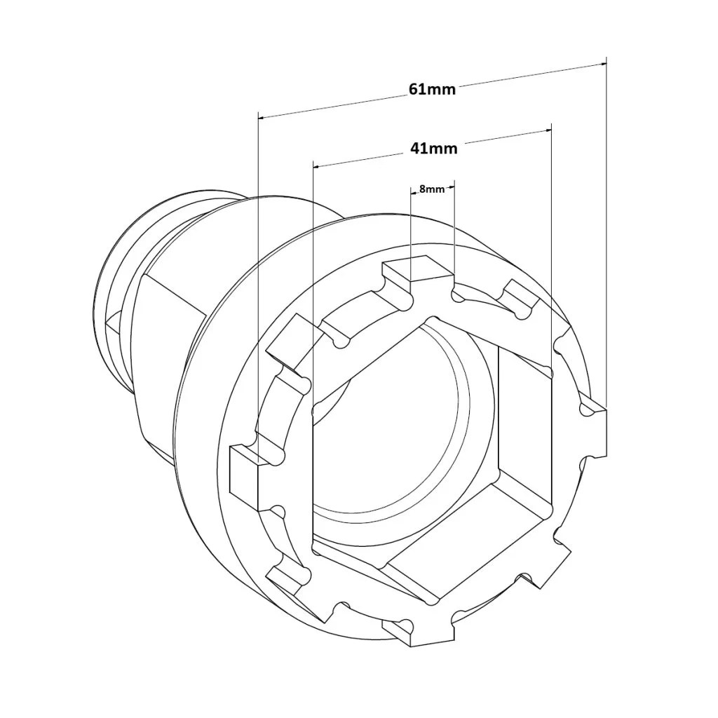 Spanner Socket Halo Lockers