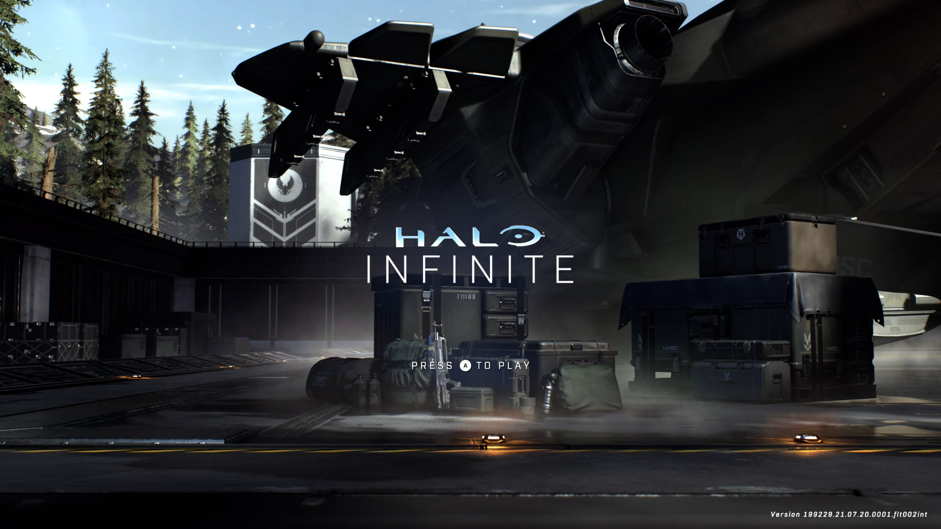 Halo Infinite Technical Preview Main Menu