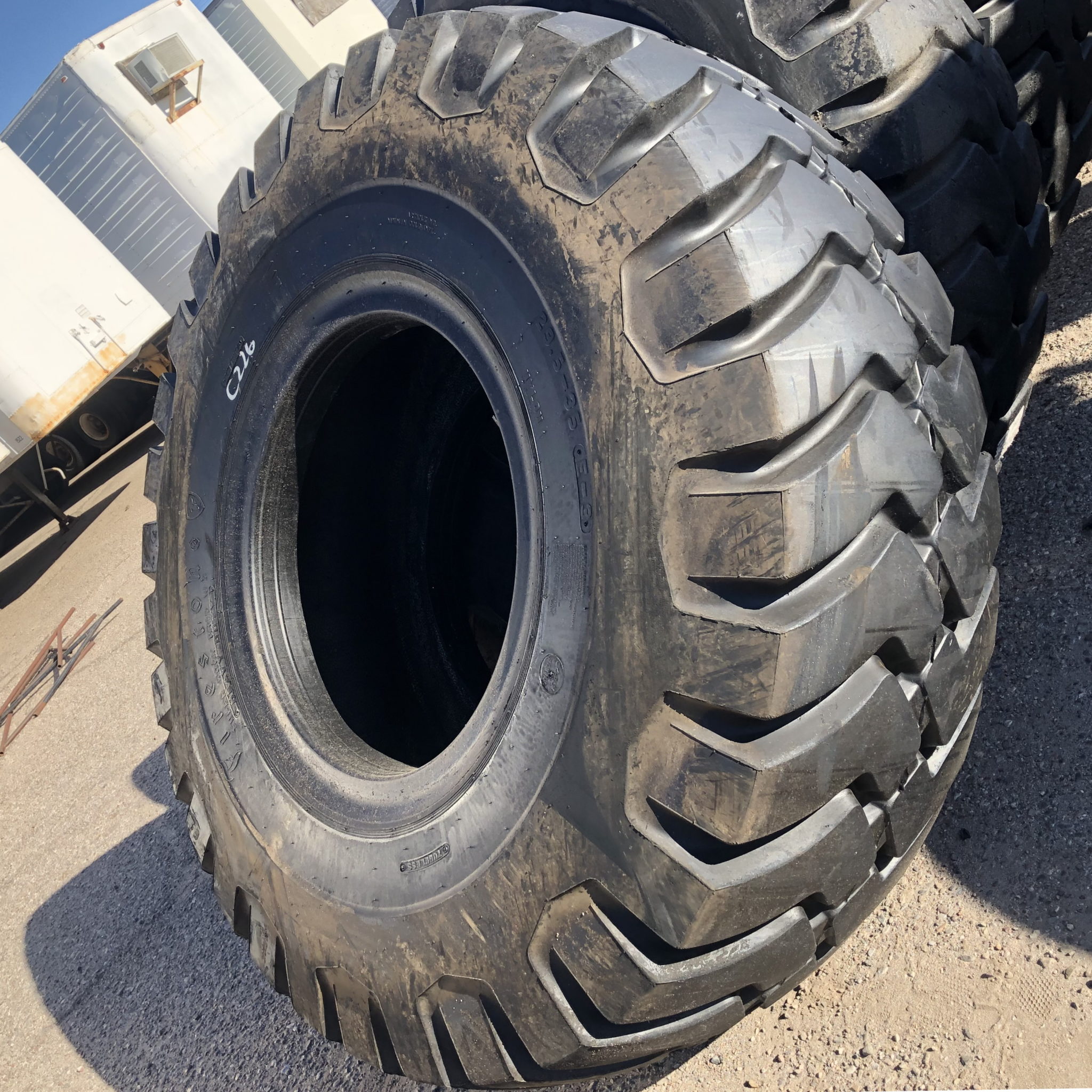 29.5X35 Firestone OTR Tire E3 L3 SRG Super Rock Grip 34Ply CONDITION