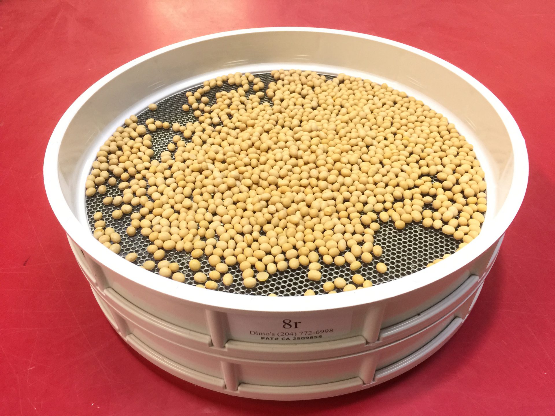Soybean Sieve set Dimo's Tool & Die/Labtronics Winnipeg Manitoba