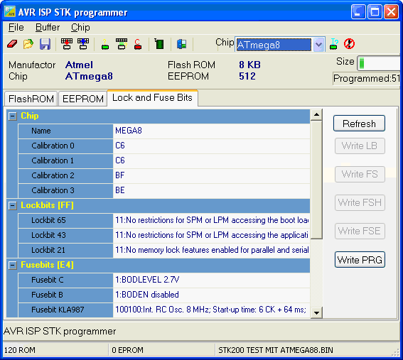 Kleiner AVR Kurs STK200 Programmer Gerold Penz