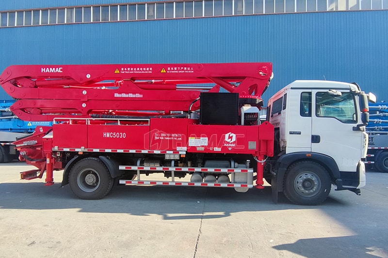 concrete boom pump truck Hamac Machinery