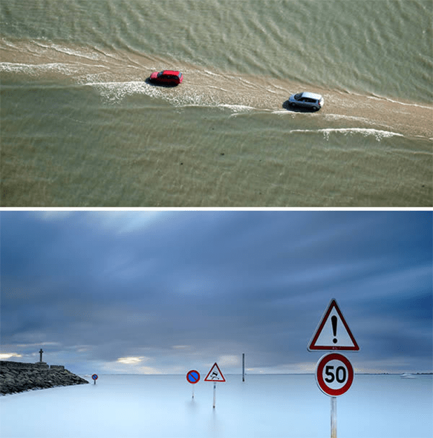 Amazing Places That Disappear During High Tide