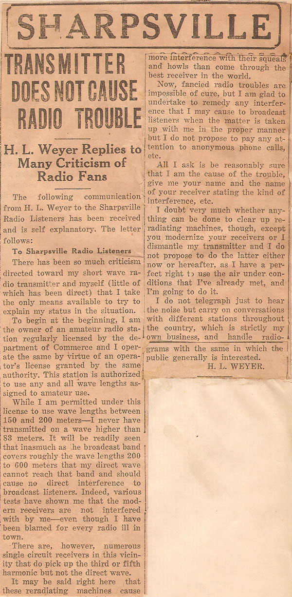 RFI reports in the Sharon Herold Newspaper