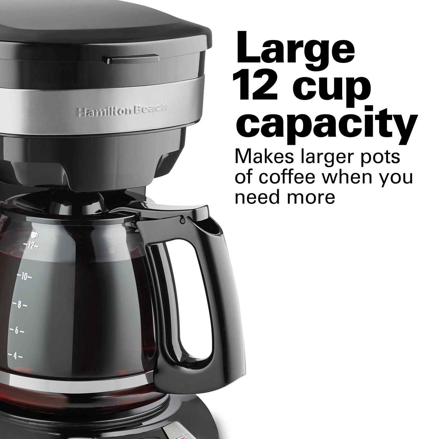 Hamilton Beach 12 Cup Programmable Coffee Maker Black 46290 / Buy Mr