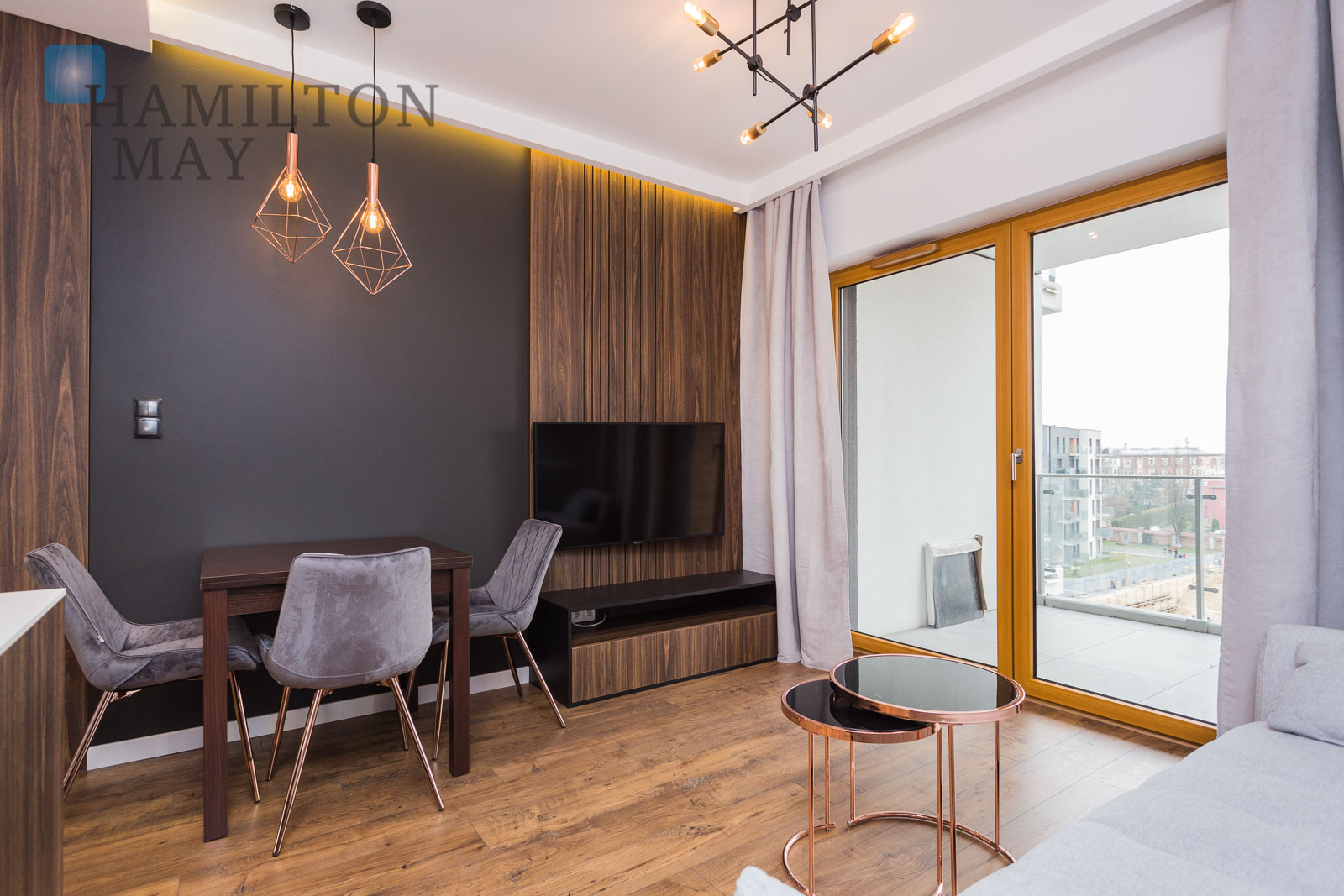 Apartment with garage and air conditioning in the new Novum Apartments