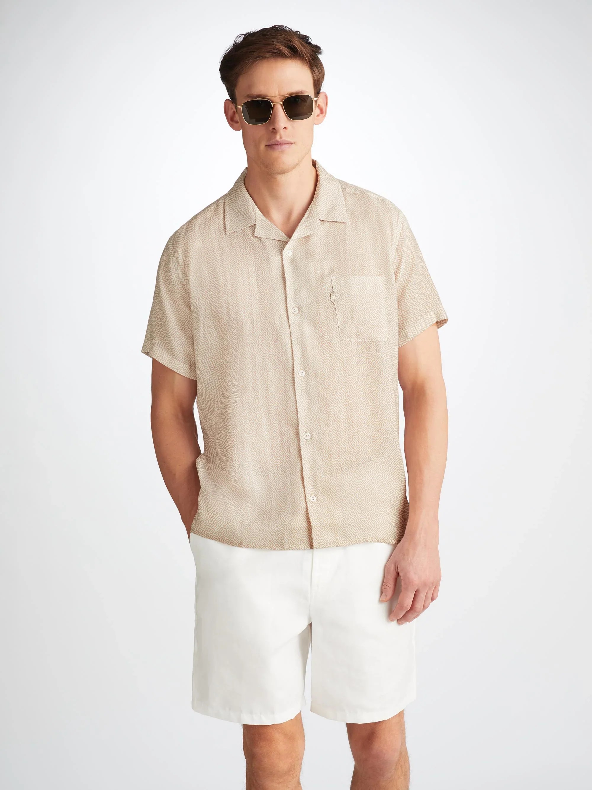 Milan Linen Shirt SS the Shops at Hamilton Princess
