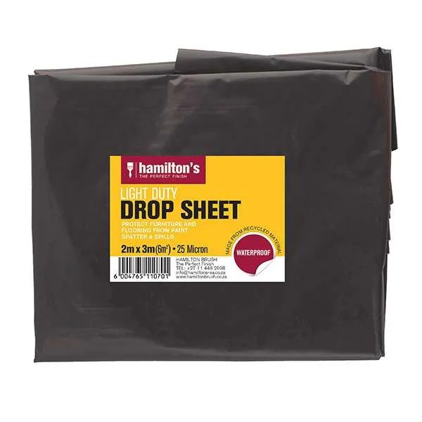 Lightduty Drop Sheet Paint Accessories Hamilton's Brushware