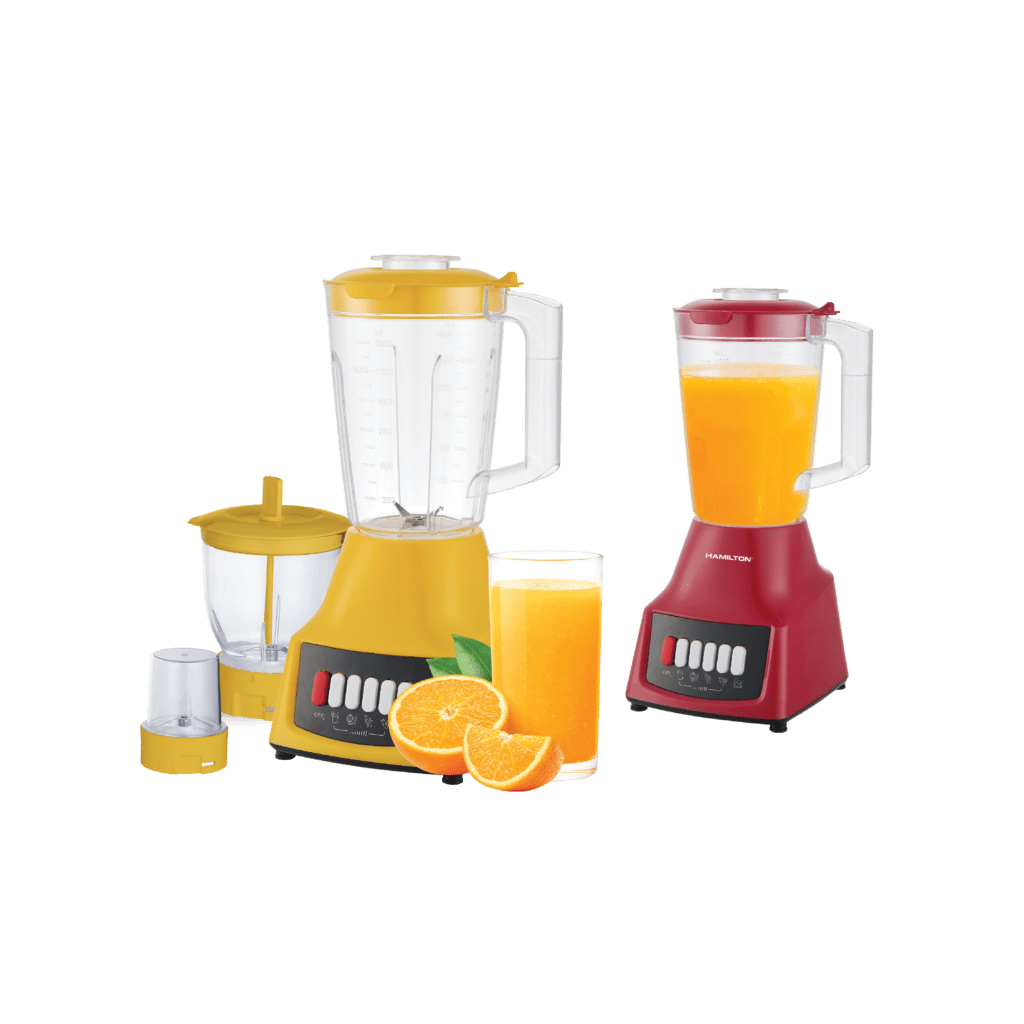 Juicer Blender Chopper & Grinder HT3337JB Hamilton