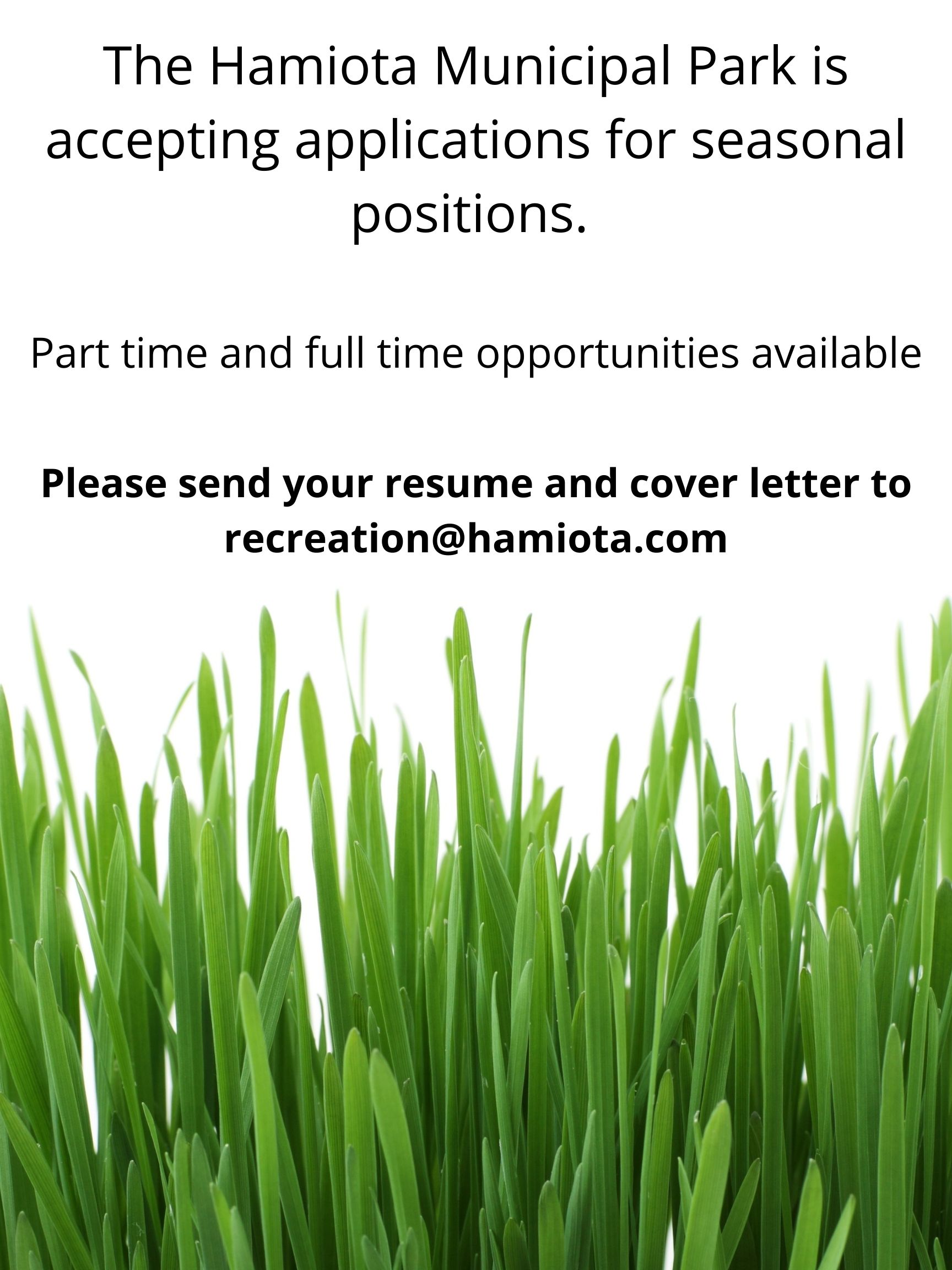 Hamiota Municipality Aquatic Centre Employment Opportunities