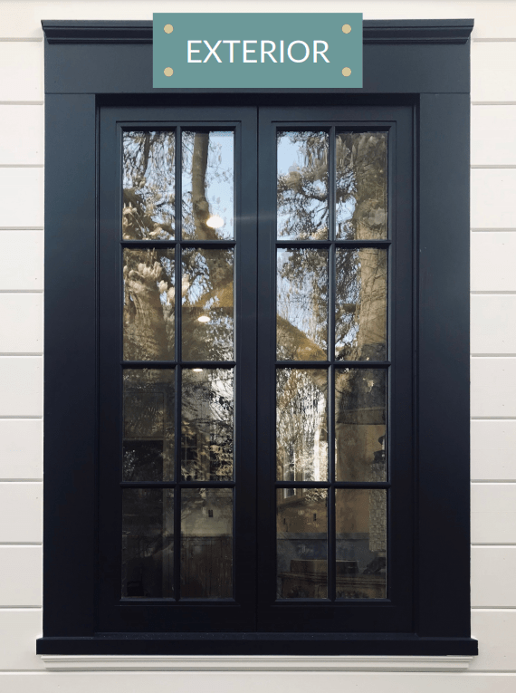 exterior labeled window Hammer & Hand