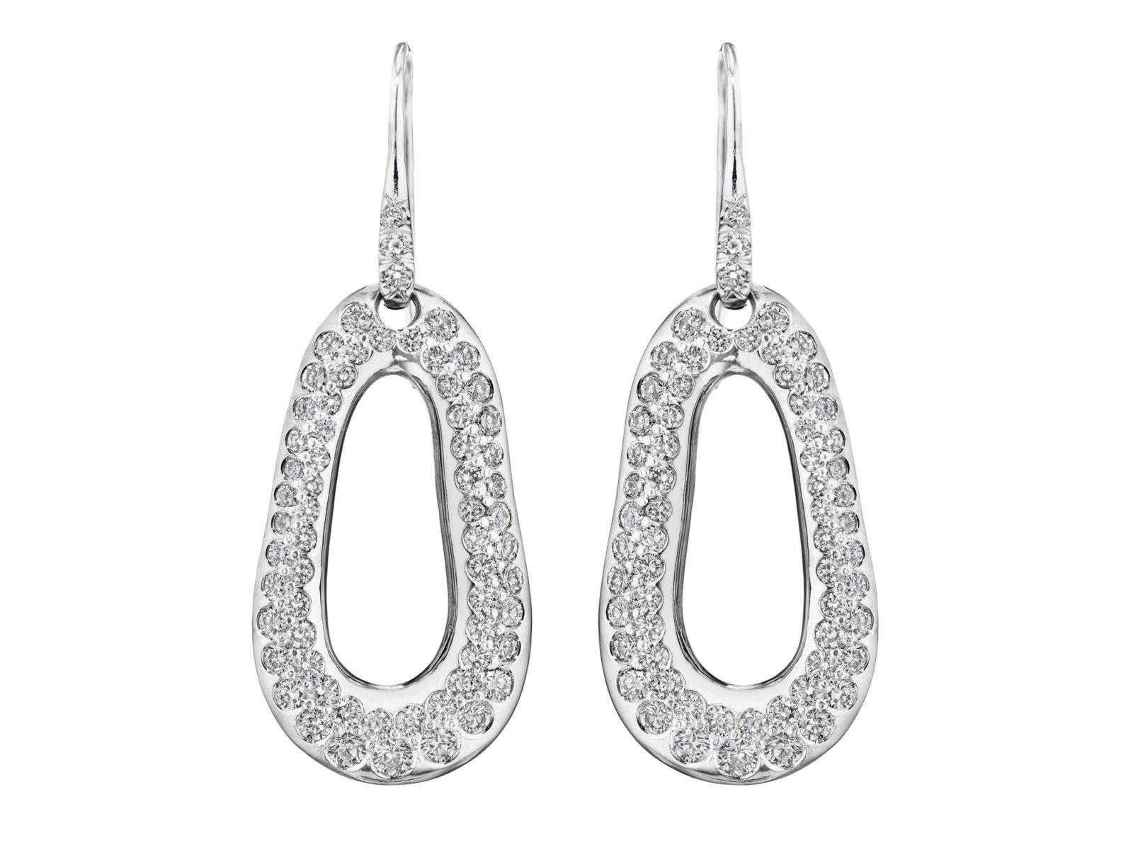 STEPPING STONE DIAMOND EARRING Hammerman Jewels