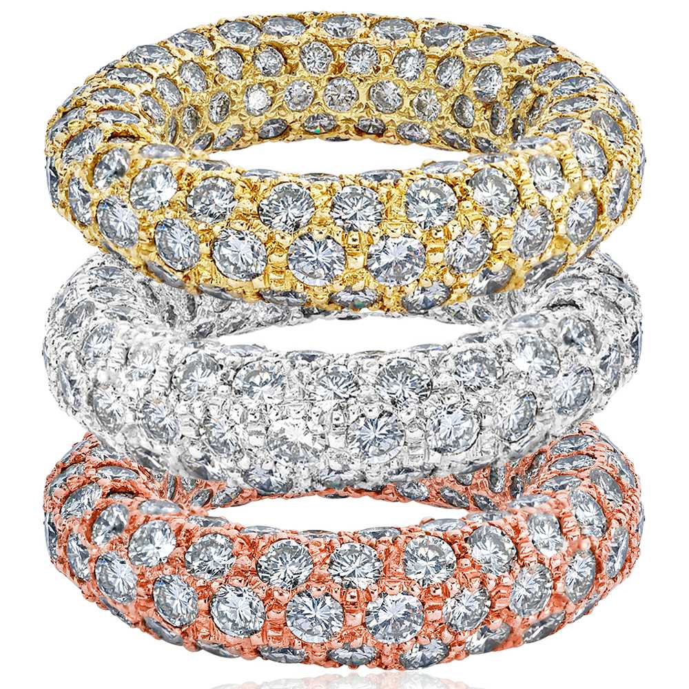 Diamond Donut Ring Hammerman Jewels