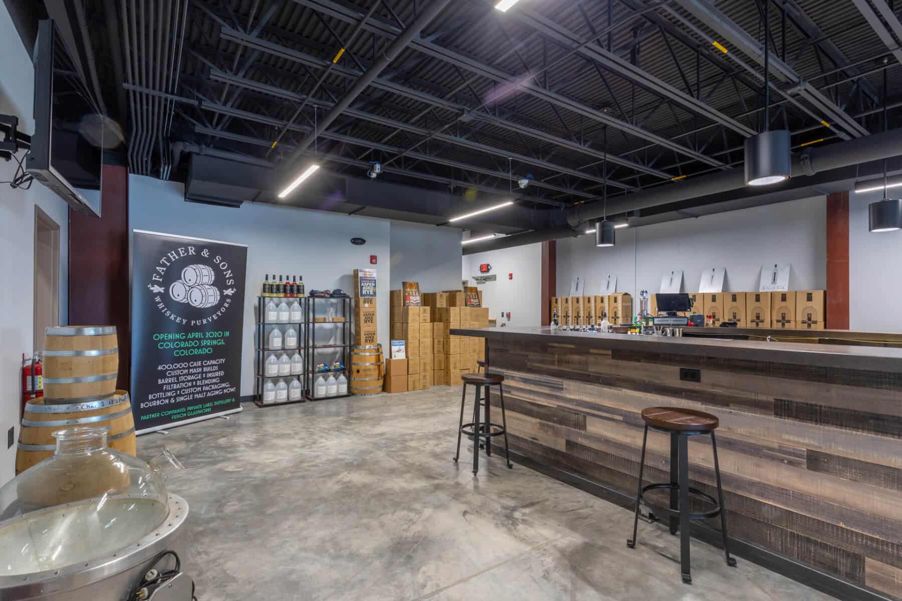 Private Label Distillery Hammers Construction