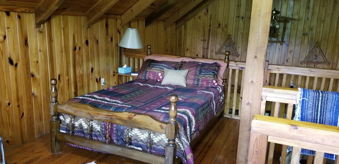 Our Rustic Rental Log Cabin Hammer's Hideaway Campground