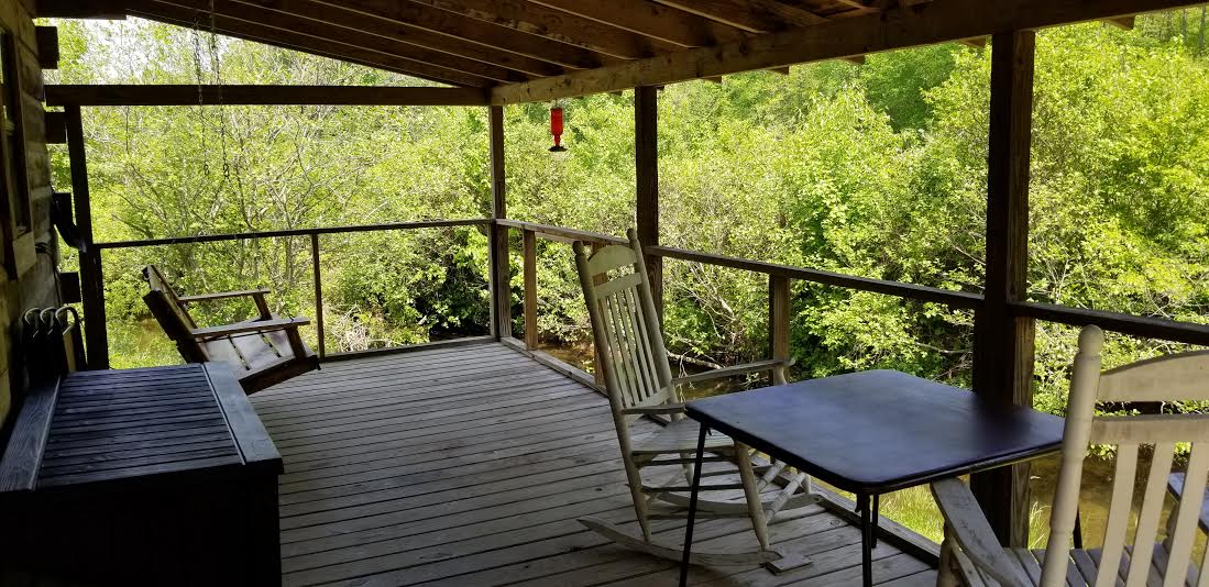 Our Rustic Rental Log Cabin Hammer's Hideaway Campground