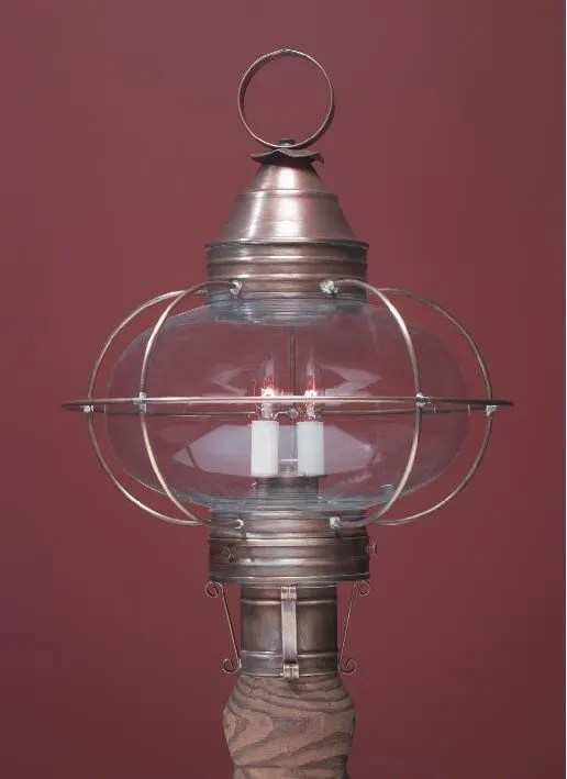Colonial Post Onion Lantern Handcrafted Outdoor Light Fixtures