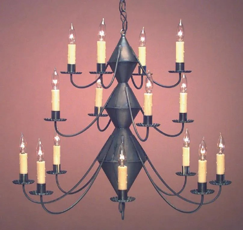 Reproduction Early American Chandeliers & Chandelier Lighting Fixtures