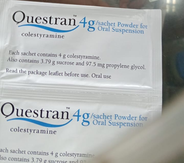 Buy Questran 4g/Sachet Powder For Oral Suspension Online in Pakistan