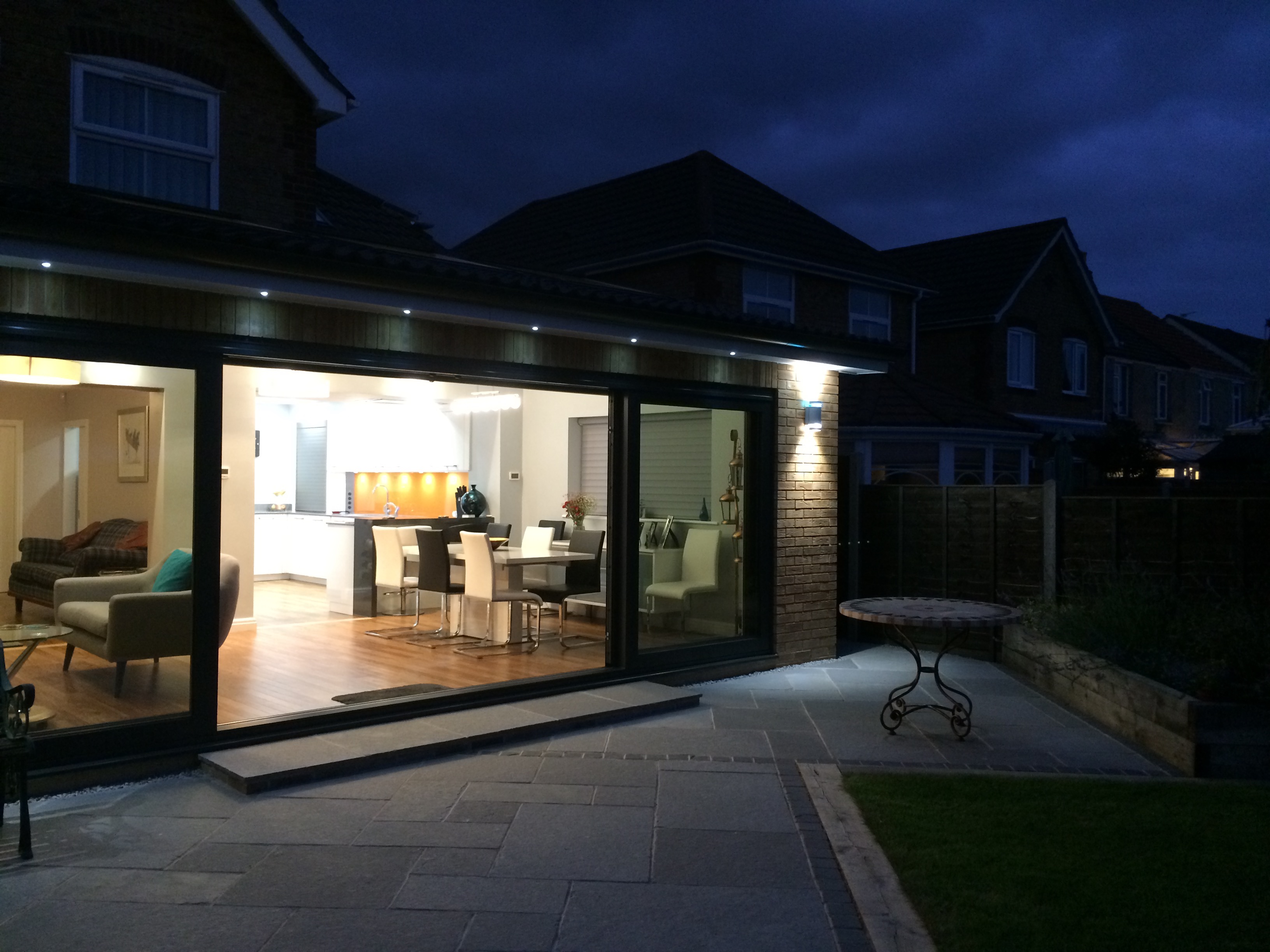 Hampshire Architect, Extension & Remodelling, Drayton (Twilight View
