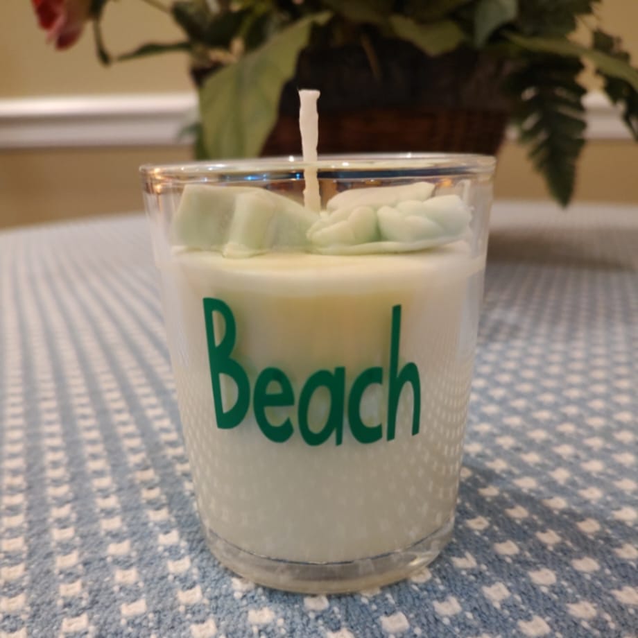 Beach Candle Hampton Crafts & Creations Handmade Candles & Crafts