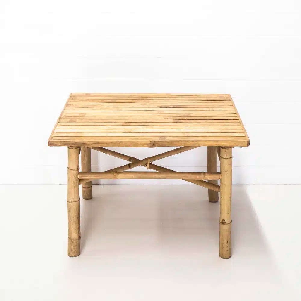 BAMBOO COFFEE TABLE Hire For Weddings & Events Hampton Event Hire
