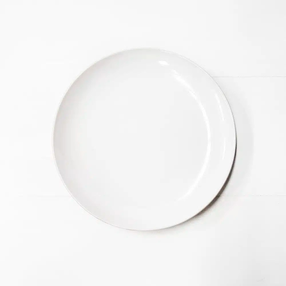 Classic White Side Plate Hire For Weddings & Events Hampton Event Hire