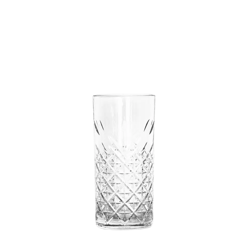 Crystal Cut Highball Glass (365ml) Hire For Weddings & Events Hampton