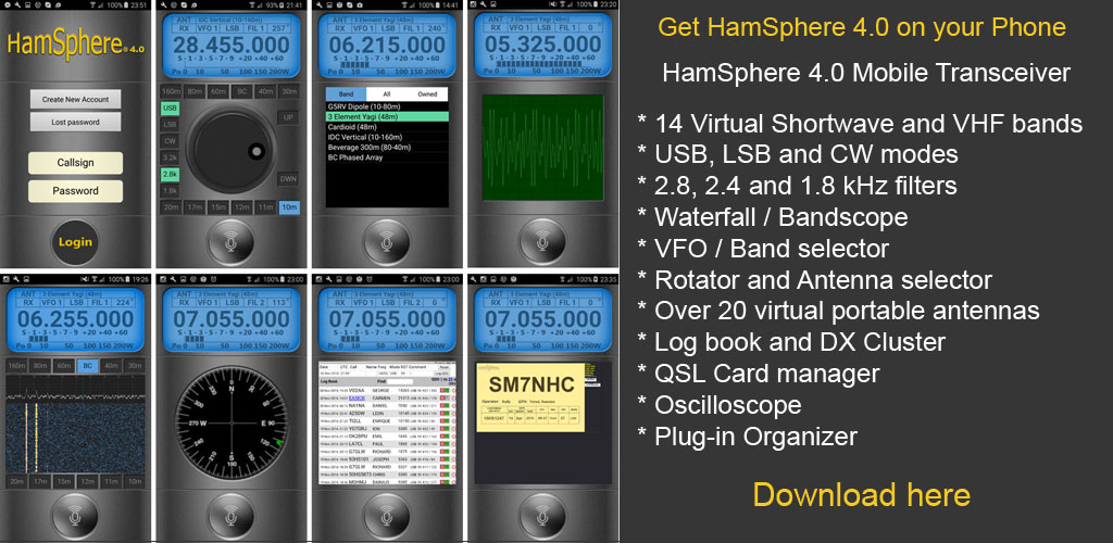 Build your own virtual Ham Radio HamSphere®
