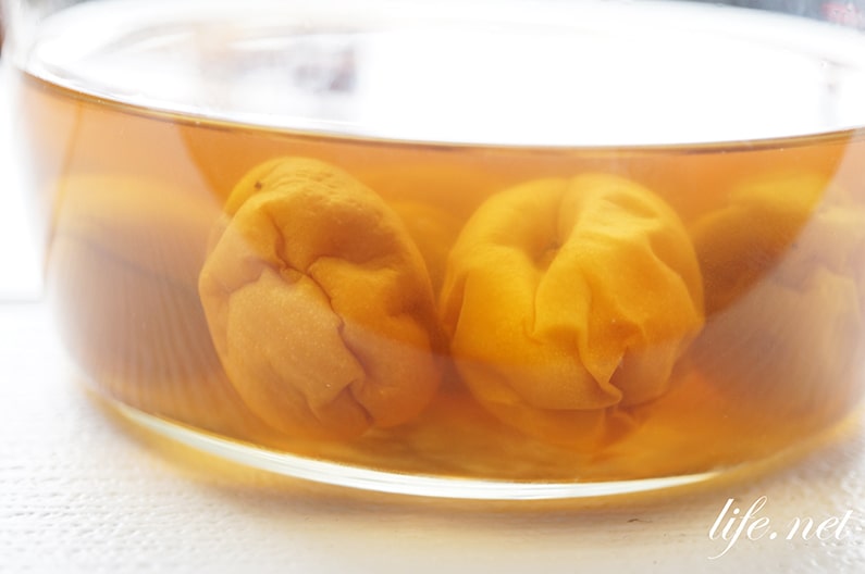 さしす梅漬けのレシピ。簡単！干さない梅干しの作り方。