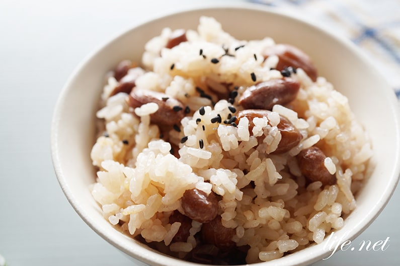 ピーナッツごはんのレシピと炊き方。炊飯器で簡単炊き込みご飯。