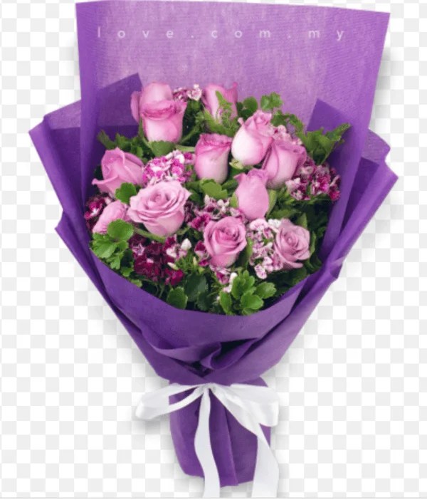 A Dozen Purple Roses Hana Floral Designs and Co.