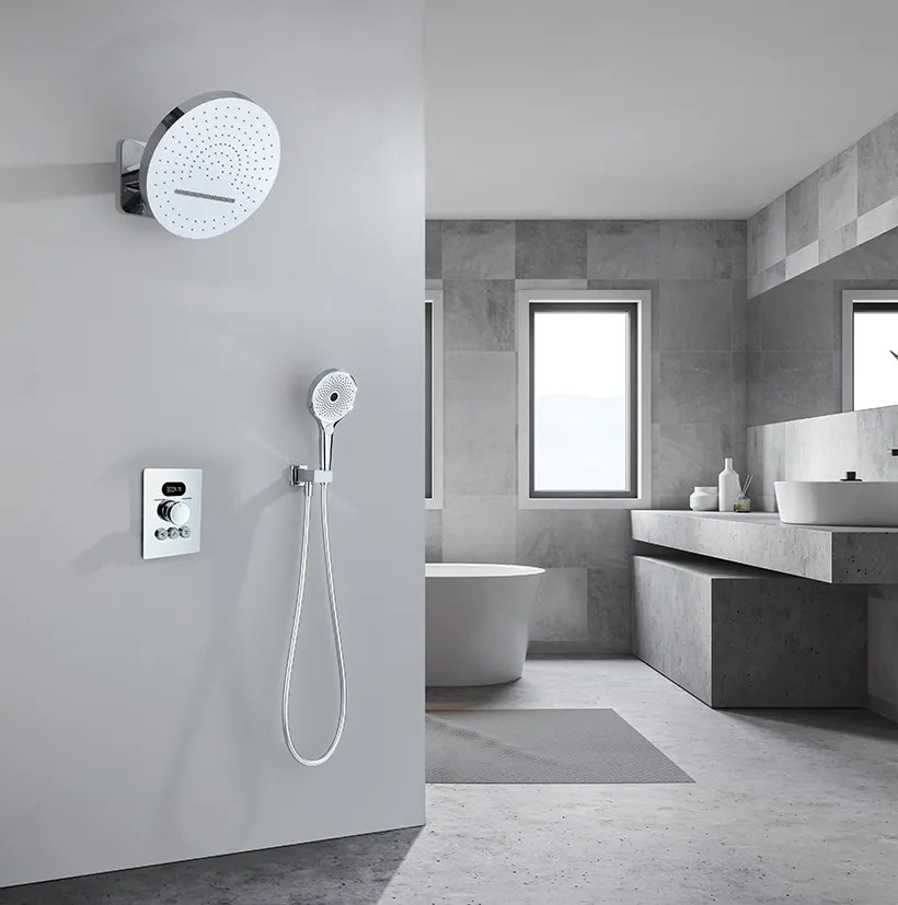 What is a Thermostatic Shower and How Does it Work? Ceiling mounted