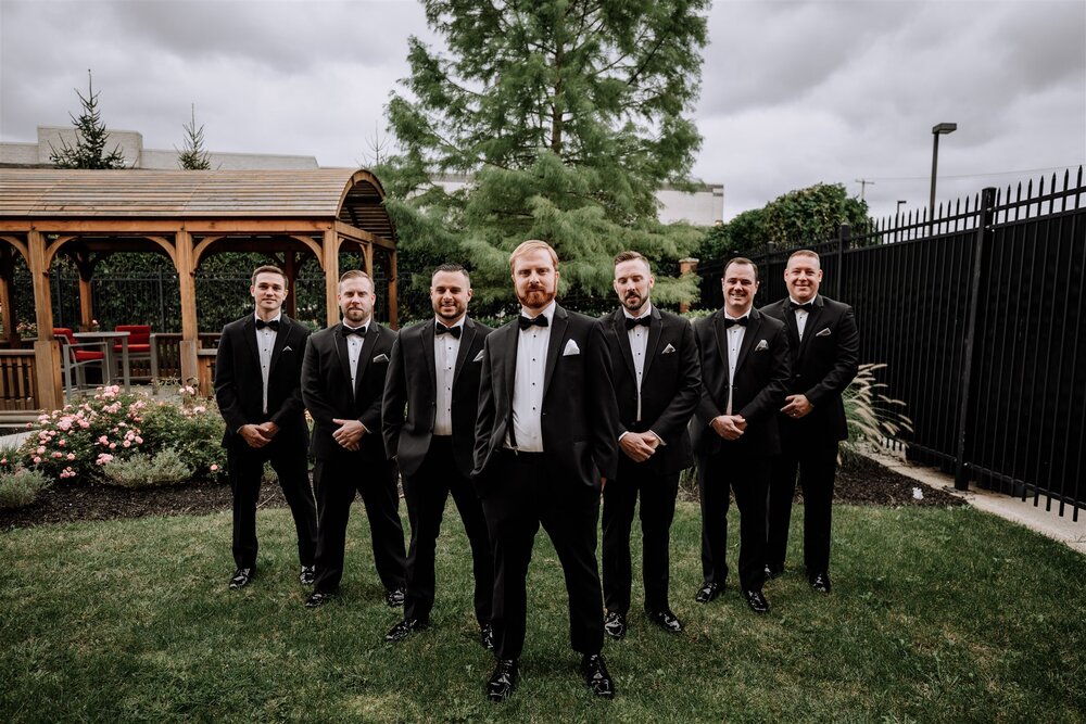 Krista + Mike Steel Club Hellertown, PA Wedding Photography Hand