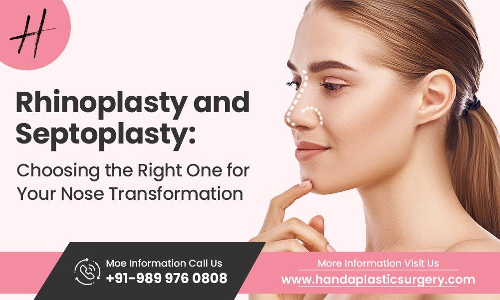 Rhinoplasty vs. Septoplasty Selecting the Ideal Procedure for Your