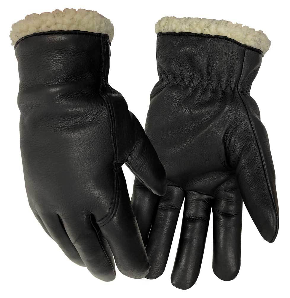Premium Full Grain Deer SherpaLined Hand Armor Gloves